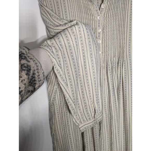 Vintage LL Bean Flannel Nightgown Sz XL Cottagecore Granny Sleep Floral Warm - Picture 2 of 11